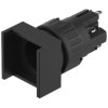 EAO 51-151.0252 Illuminated pushbutton mom SA 1NC+1NO ST 18x18 gold/silver