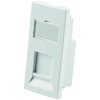 Module mounting, white, flush mounting, for AMJ, UMJ, 100021411