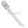 LED 5mm żółta migająca clear; Uf=2-3V, If=20mA