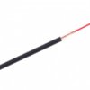 Kabel 1x RCA czarny HQ KAB0199B do sygnałów audio i wideo na metry