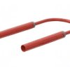 Przewód pomiarowy 32A izolowane Uznam: 1kV Dł: 2m czerwony 66.1056-20022