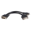 StarTech DMSDVIDVI1 200mm LFH 59 Male To Dual Female DVI I DMS 59 Cable