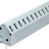 PCB terminal, 12 pole, pitch 5 mm, AWG 28-12, 24 A, cage clamp, gray, 236-112