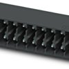 Pin header, 3 pole, pitch 3.5 mm, angled, black, 1786840