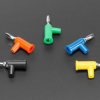 Adafruit Solder-Free Stackable Banana Plugs 4mm - Pack of 5 Multi-Color