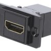 Łącznik Hdmi Gniazdo Z Obu Stron Dualslim Złocony 29Mm Cp30700gmb