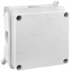 Puszka Instalacyjna Z Dławicami D-25 Ip44 125X125x70mm Biała Pk-5 T-11118...