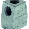 Grommet housing, size 6B, die-cast aluminum, M25, angled/straight, longitudinal bow locking, IP65/IP66/IP67, 19300060596