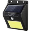 Sygonix SY-5626572 Solar Wall Light with motion detector 0.5 W White/Black