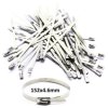 Opaska Zaciskowa Stalowa 152x4,6 Opaski Stalowe 100 Sztuk Metal