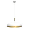 Lampa wisząca LINCOLN WHITE/GOLD 1xE27 MLP7899 Milagro