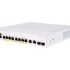 Cisco CBS350-8FP-E-2G | Switch | 8x RJ45 1000Mb/s PoE, 2x RJ45/SFP Combo, 120W