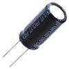 Electrolytic capacitor, 10 µF, 100 V (DC), ±20 %, radial, pitch 2.5 mm, Ø 6.8 mm, E-KS0237