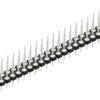 Pin header, 46 pole, pitch 2.54 mm, straight, black, 10043670