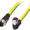 Przewód czujnik-siłownik ze złączem Złącze M12 liczba rdzeni 5 długość 1.5m Rodzaj A Żeńskie Złącze B Złącze M12