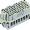 Socket contact insert, H-B 16, 72 pole, unequipped, crimp connection, T2030722201-000