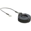 Protective cap, black for socket, straight, AHD series, AHDC169-TMBLK