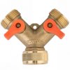 Trójnik z zaworami kulowymi GW 3/4