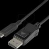 CDP2DP141MB USB-C connector to DP connector, DP 1.4, 8K 30 Hz, 1.0 m
