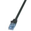 Logilink Patchcord U/Utp Czarny Kat.6 Pvc 5,0M.
