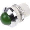 Lampka kontrolna do montażu panelowego 230V, zielona 22mm LED Chrom Signal Construct