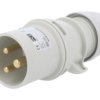 013-1 Złącze Zasilające Ac, Wtyk Męski, 16A/50Vac, Ip44