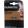 Duracell D357B2 Silver Oxide Button Cell Battery 357/303 SR64 1.5V - Pack of 2