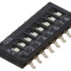 Przełącznik Dip-Switch Ilość Sekcji 8 On-Off 0,025A/24Vdc A6h-8101