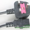 Kabel zasilający angielski złacze BS1363 na C13 długość 3m