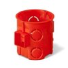 Puszka Podtynkowa 60Mm Głęboka Łączeniowa Czerwona Pk-60 0285-00/60Szt./