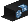 Kanał elektroinstalacyjny / Korytko kablowe 60х40 (2m) Ciemny Antracyt EDO777746