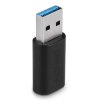 LINDY USB 3.2 Gen 1 (USB 3.0) adapter [1x złącze męskie USB-A 3.2 (USB 3.0) - 1x złącze żeńskie USB-C] 41904