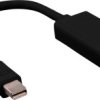 Value Mini DisplayPort / HDMI adapter Złącze Mini DisplayPort, Gniazdo HDMI-A 0.15 m czarny 12.99.3130 Kabel DisplayPort