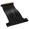 Kabel Riser PCIe Phanteks PHANTEKS PCIe x16 Riser Flachband-Kabel, 90 Grad, 22cm - schwarz PH-CBRS_PR22, 0.22 m