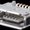 micro-USB-jack, type AB, 5 pole, SMD