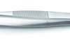 Assembly tweezers, uninsulated, antimagnetic, stainless steel, 145 mm, 571.SA.1