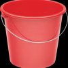 Household bucket 5 l red