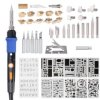 Pirograf wypalarka do drewna 135W lutownica grotowa zestaw DCS7 KIT1