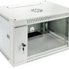 Szafa wisząca RACK 19 cali 6U 450mm szara NEKU TS BOX