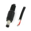 Wtyk DC 5,5x2,1mm z przewodem 20AWG - 1m