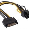 ADAPTER Z KABLEM AK-CA-80 PCI-E 6+2PIN