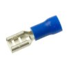 Konektor żeński izolowany 4,8mm niebieski