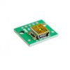 Mini USB Socket Module - Arduino PCB Breakout Board