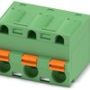 Socket header, 3 pole, pitch 7.5 mm, straight, green, 1939426