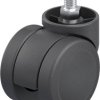 Blickle 759284 LKDB-PUA 50G Podwójna rolka skrętna z tworzywa sztucznego Średnica koła: 50 mm Maksymalne obciążenie: 50