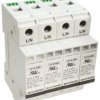 Ochrona przeciwprzepięciowa 600 V AC na szynę DIN BournsOgranicznik przepięć 4-fazowy 100kA