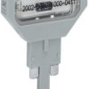 Component plug, 2 pole, 5.2 mm, 1K0 resistor for terminal block, 2002-800/1000-509