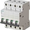 Wyłącznik nadprądowy MCB, Typ C, 3+N, 1.6A, 400V, 72V, na szynę DIN, Siemens 5SL4615-7, 5SL4