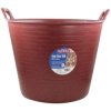 Faithfull FAIECOFLXR25 Eco Flex Tub 25 litre - Recycled Red