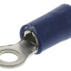 Zacisk oczkowy rozmiar przewodu 2.5mm² Ø , M3.5 izolowany średnica wew 3.7mm Niebieski RS PRO
